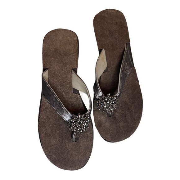 Flojos NWT Platform Flip Flops Sz 7 - Picture 2 of 6